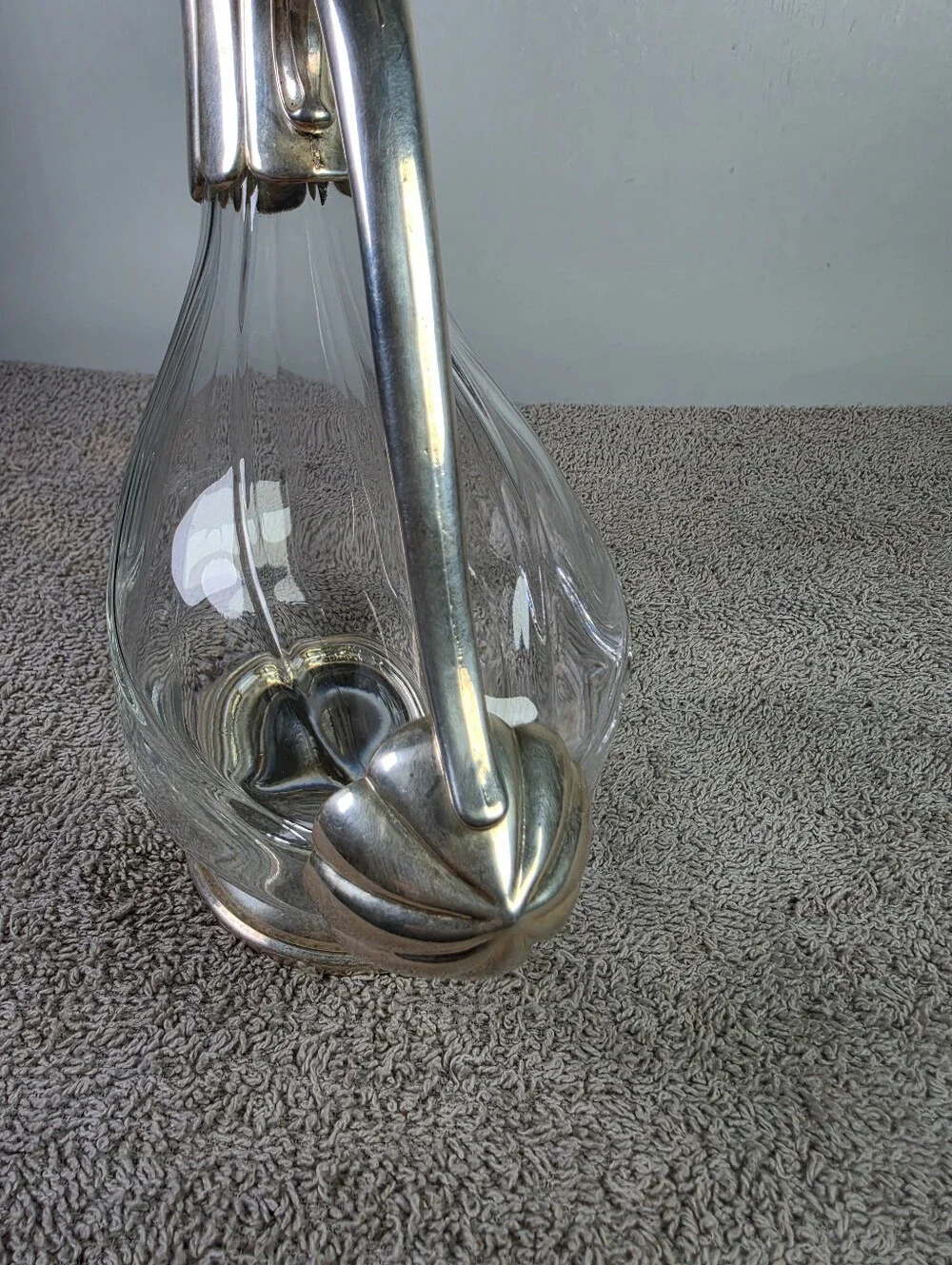 Vintage Duck Shaped Wine Decantor Or Claret Jug